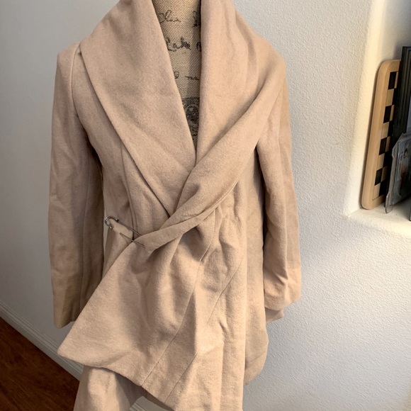 Nude Pea Coat - Picture 1 of 4